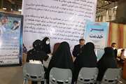 برگزاری میز خدمت کانون سمنان در مصلای نماز جمعه به روایت تصویر